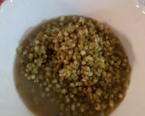 A picture of step 1 of Boil moong creamy salad.