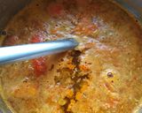 A picture of step 3 of Dal dhokli.