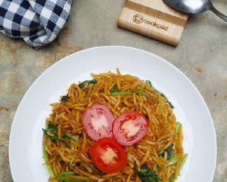 Mie tumis langkah memasak 5 foto