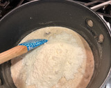 A picture of step 3 of Chicken Alfredo.