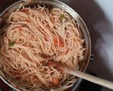 A picture of step 3 of Spaghetti.