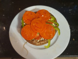 Pizza de champiñones portobello keto