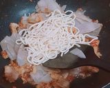 รูปขั้นตอนการทำที่ 3 ของ ผัดสปาเก็ตตี้,หมูนุ่ม,หน่อไม้ดองไข่ดาว - คีโต