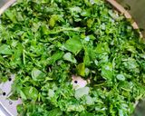 A picture of step 1 of Methi thepla.