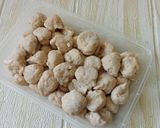 Foto langkah ke 4 dari resep Bakso Tahu Jamur dan Udang.