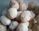 A picture of step 4 of Bread crumbs coted Yam Balls.