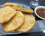 A picture of step 12 of Aloo kachori.