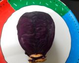 A picture of step 1 of Garlicky Red Cabbage Rice.