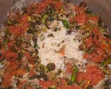 A picture of step 5 of White beef pulao.