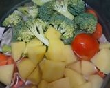 Foto langkah ke 1 dari resep Sup bakso bening.
