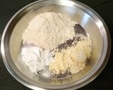 A picture of step 1 of Spinach thalipeeth.