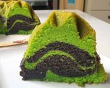 Foto langkah ke 12 dari resep Buttercake Pandan Ketan Hitam.