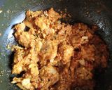 A picture of step 6 of Soya chaap masala.