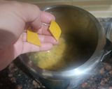 A picture of step 4 of Dal Dhokli.