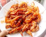 Hình bước làm 1 của món Tép sông nướng muối ớt