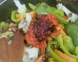 A picture of step 5 of Stir fry veggies in szechuan.