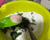 Gambar langkah 1 resipi Kuih Gunting.