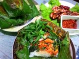 Nasi Bakar Ayam Suwir Kemangi Sederhana