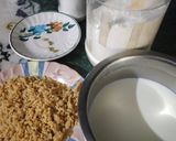 A picture of step 1 of KhoyaMalpua.