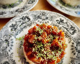 Foto del paso 4 de la receta: Tartar de salmón con arroz carnaroli y salsa teriyaki