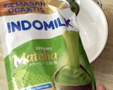 Foto langkah ke 4 dari resep Puding Brownies Cokelat Lumer Vla Matcha.