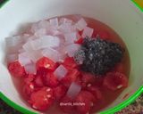 Foto langkah ke 3 dari resep Es Semangka Merah Putih.