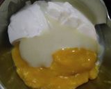 A picture of step 3 of Mango curd pudding#summers#.