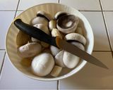 🇭🇺 🌱 Gombapaprikás recept fázis 1 fotója