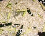Risotto con zucchine e gamberone sulla griglia recipe step 1 photo