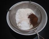 A picture of step 3 of Chocolate walnut pancake.