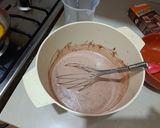 Foto langkah ke 2 dari resep Mille Crepes Coklat.