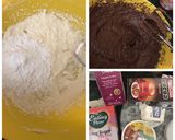 A picture of step 4 of Cream cheese chocolate cake.