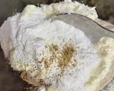 A picture of step 3 of Kesar elaichi shrikhand.