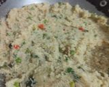 A picture of step 4 of Suji Upma.