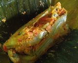 Foto langkah ke 6 dari resep Pepes ikan seluang bumbu kuning.