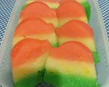 Foto langkah ke 10 dari resep Lapis Pelangi Singkong.