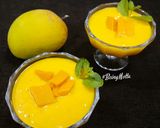 A picture of step 5 of Mango Phirni.