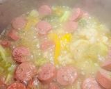 A picture of step 3 of Cauliflower and Beef Kielbasa.