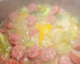 A picture of step 3 of Cauliflower and Beef Kielbasa.