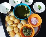 A picture of step 4 of Homemade(pani and aloo masala).