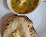 A picture of step 5 of Methi daal.