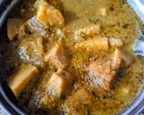 A picture of step 5 of Suran masala.
