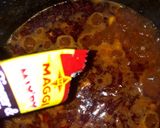 A picture of step 6 of Tuwon Shinkafa (Mashed Rice) and Groundnut Soup (Miyan Gyada).