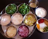 A picture of step 1 of Palak Methi Steamed Muthia.