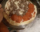 A picture of step 4 of Funtime Pizza with the Grandkids.