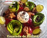 Foto del paso 6 de la receta: Ensalada de Burrata con ciruelas y aguacate 🥑