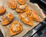 Foto del paso 6 de la receta: Boniatos rellenos de setas con bacon - Receta de Batch Cooking