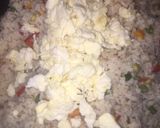 A picture of step 3 of Egg fried rice.