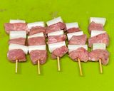 A picture of step 1 of My Mother’s Japanese Skewered Cutlet.