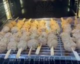 A picture of step 9 of Tsukune No Teriyaki - Chicken meatballs with teriyaki sauce.